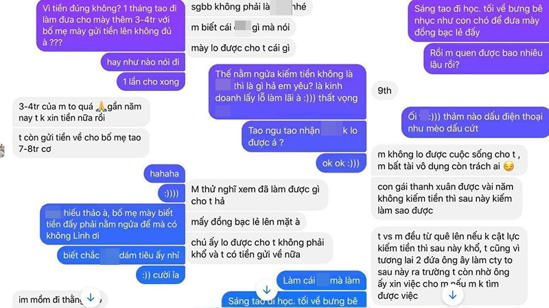 Bị bạn trai phát hiện làm 'sugar baby', gái xinh phân trần: 'Vì lo cho tương lai 2 đứa, ra trường không kiếm được việc thì nhờ ông ấy' 1